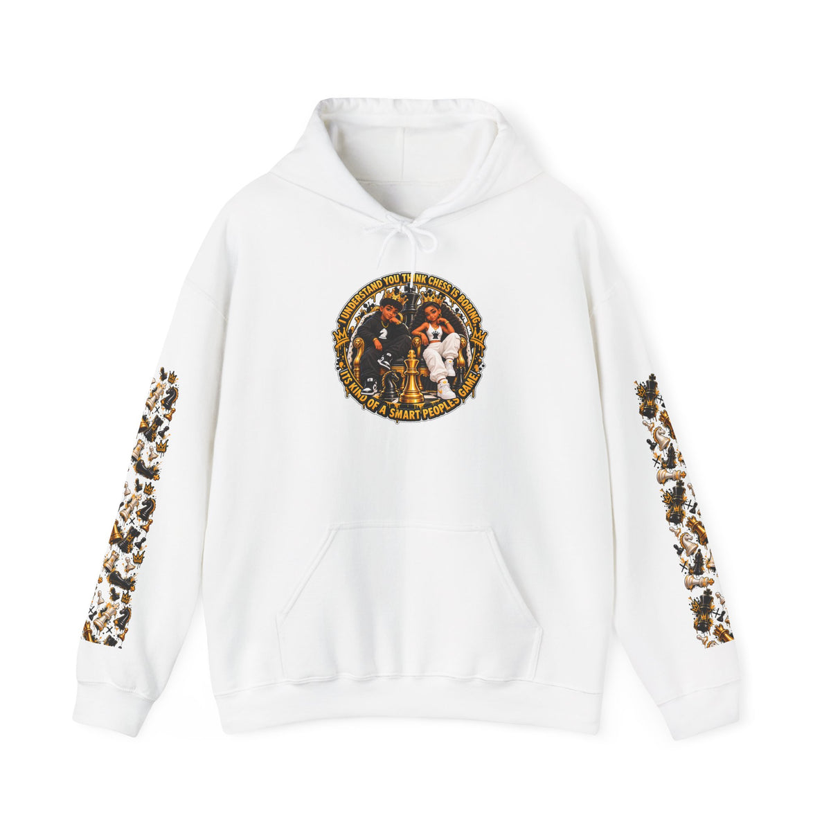 Smart peoples game Unisex Heavy Blend™ Hooded Sweatshirt