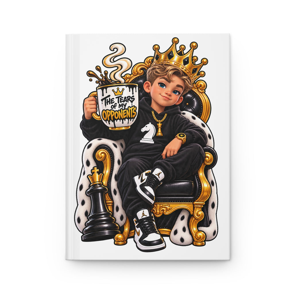 Chess King Hardcover Journal – “The Tears of Opponents” Lined Notebook