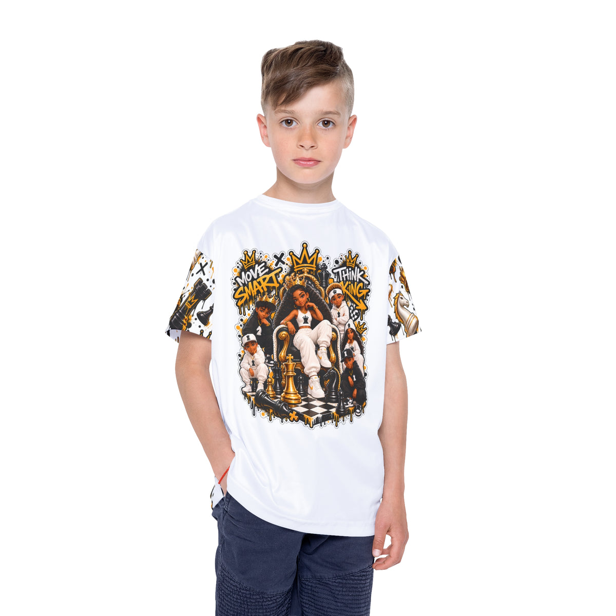 Kids Chess King Sports Jersey