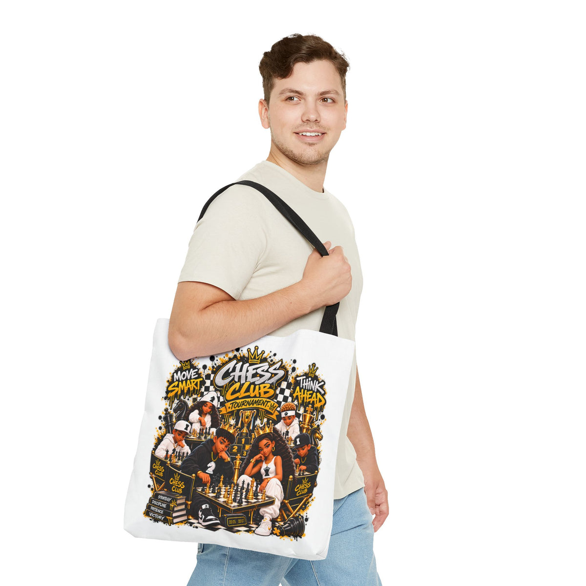 Chess Club Strategy Chess Pieces Tote Bag