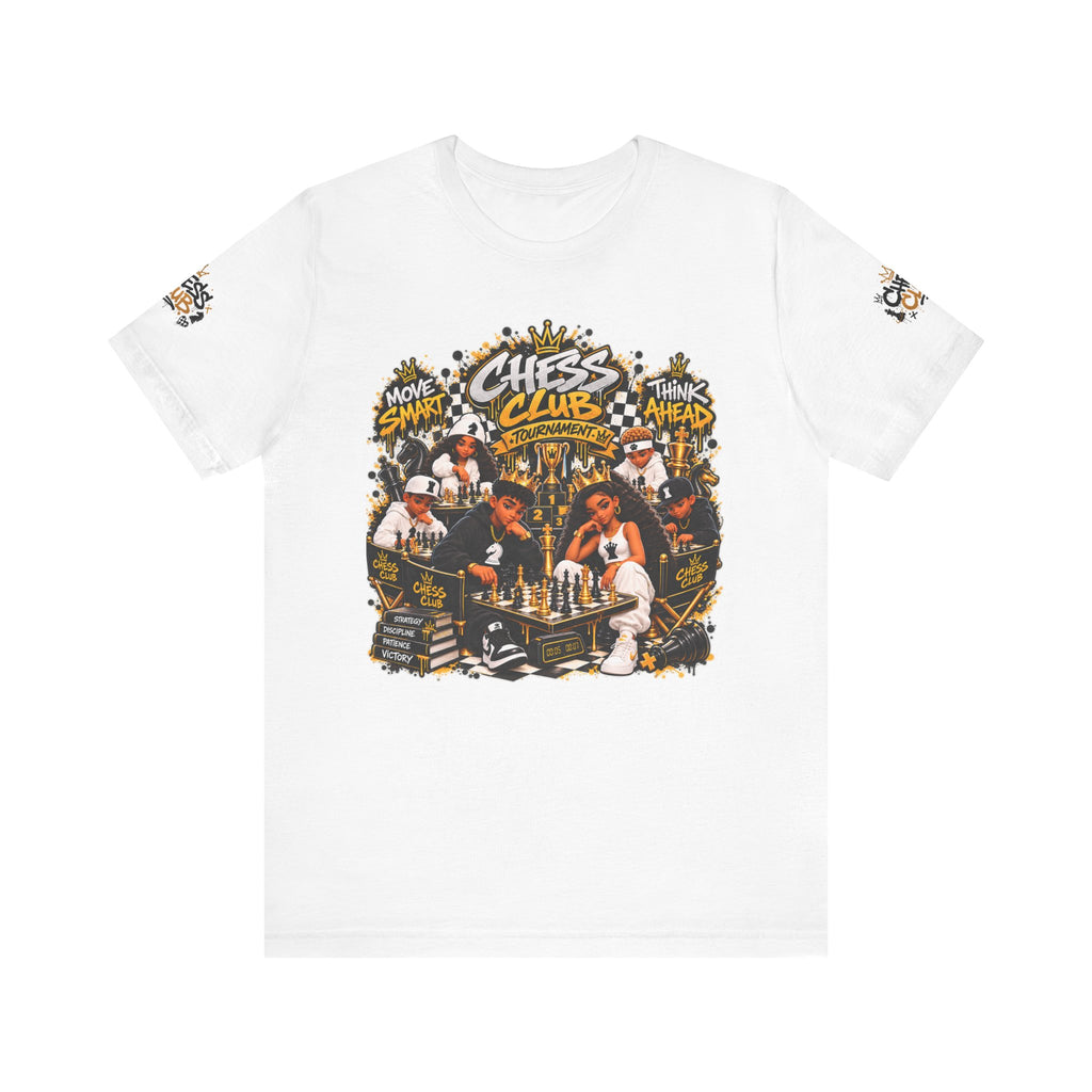Chess Club Graphic Tee | Chess pieces, urban street art design