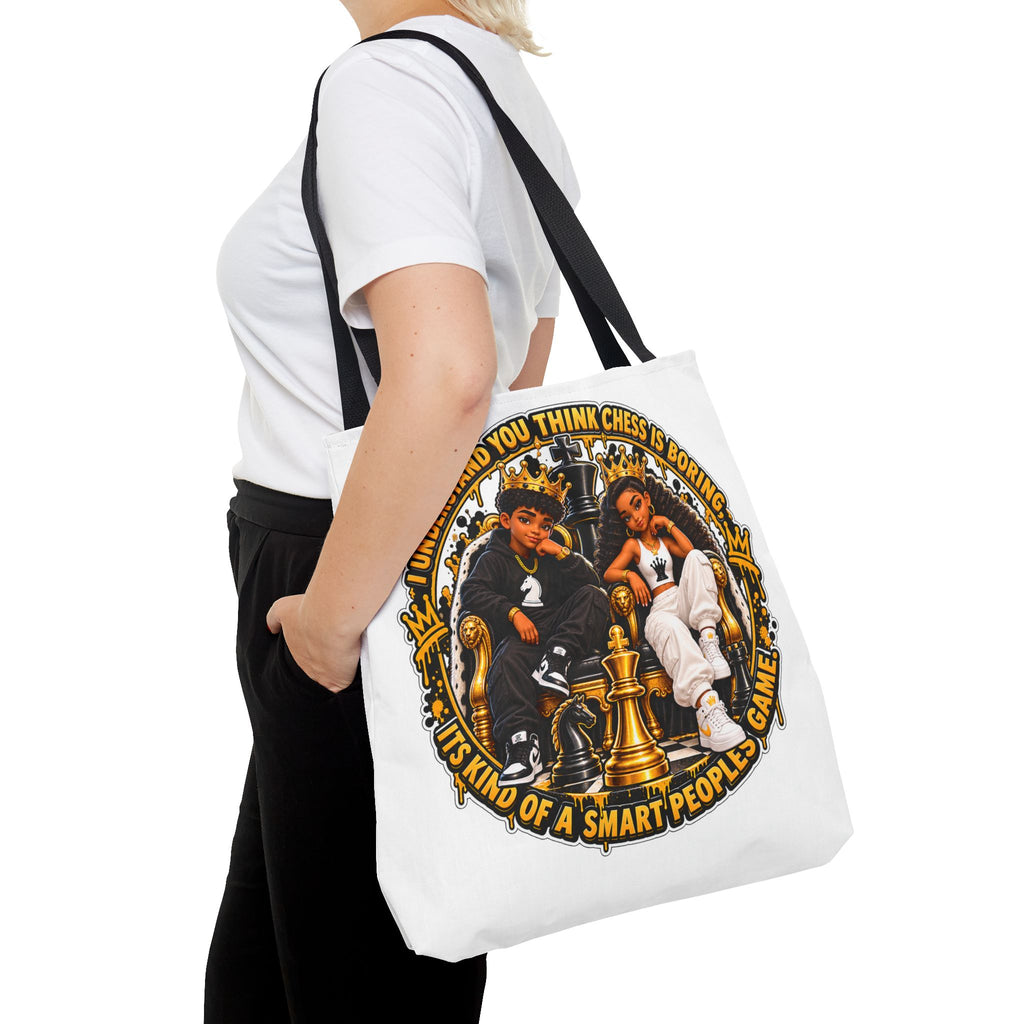 Chess Strategy Quote Chess Piece Tote Bag