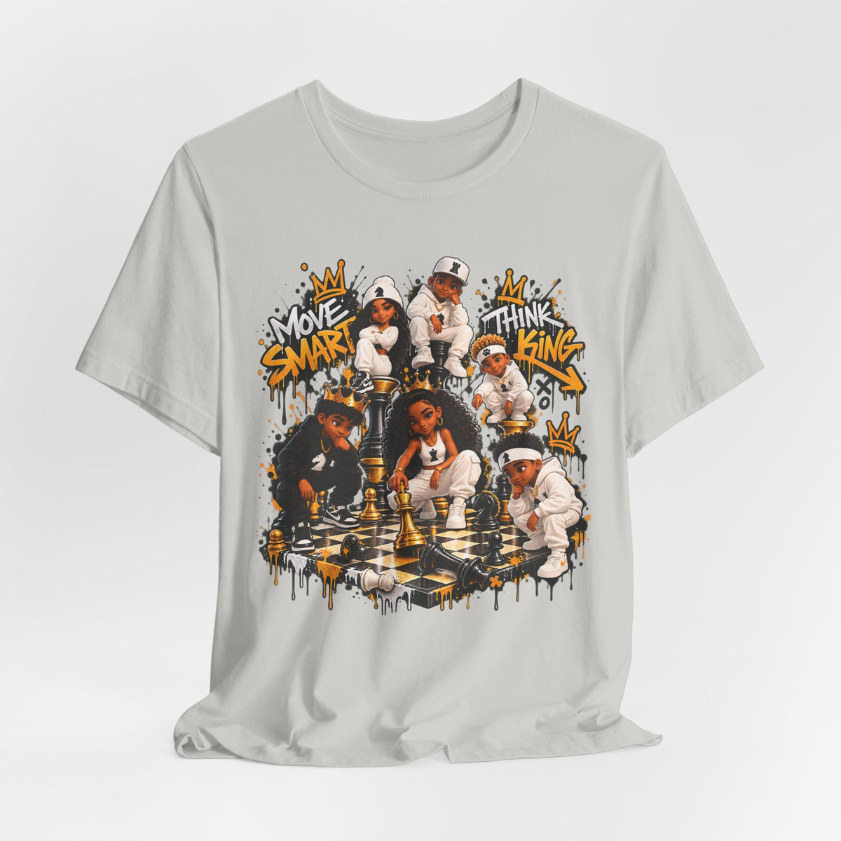 Money Smart Think Big Hip Hop Graphic Tee