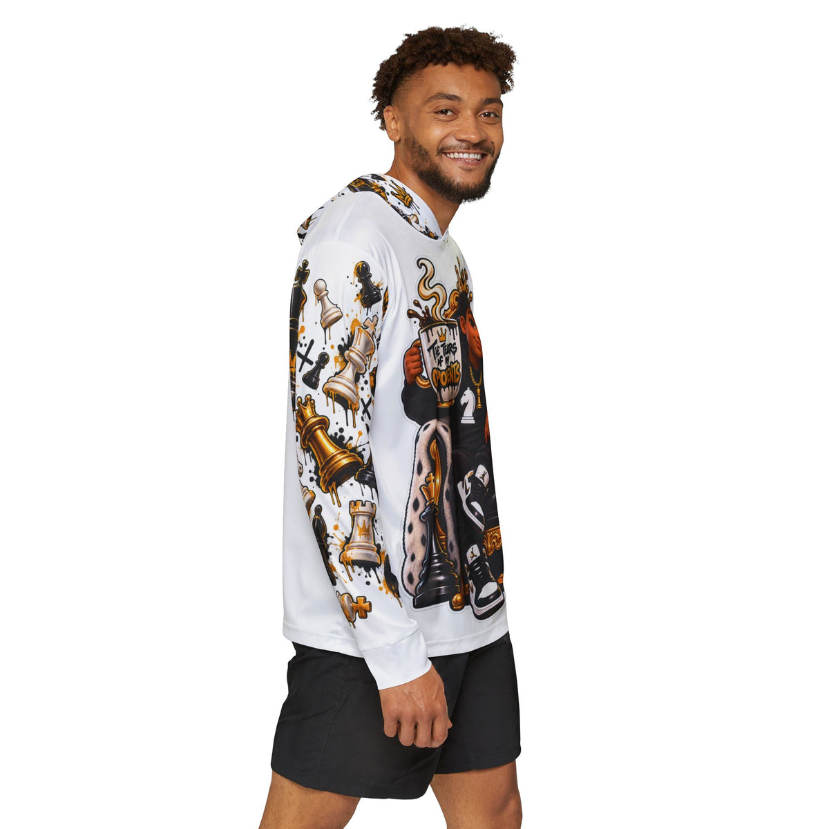Chess King All-Over Print Sports Warmup Hoodie