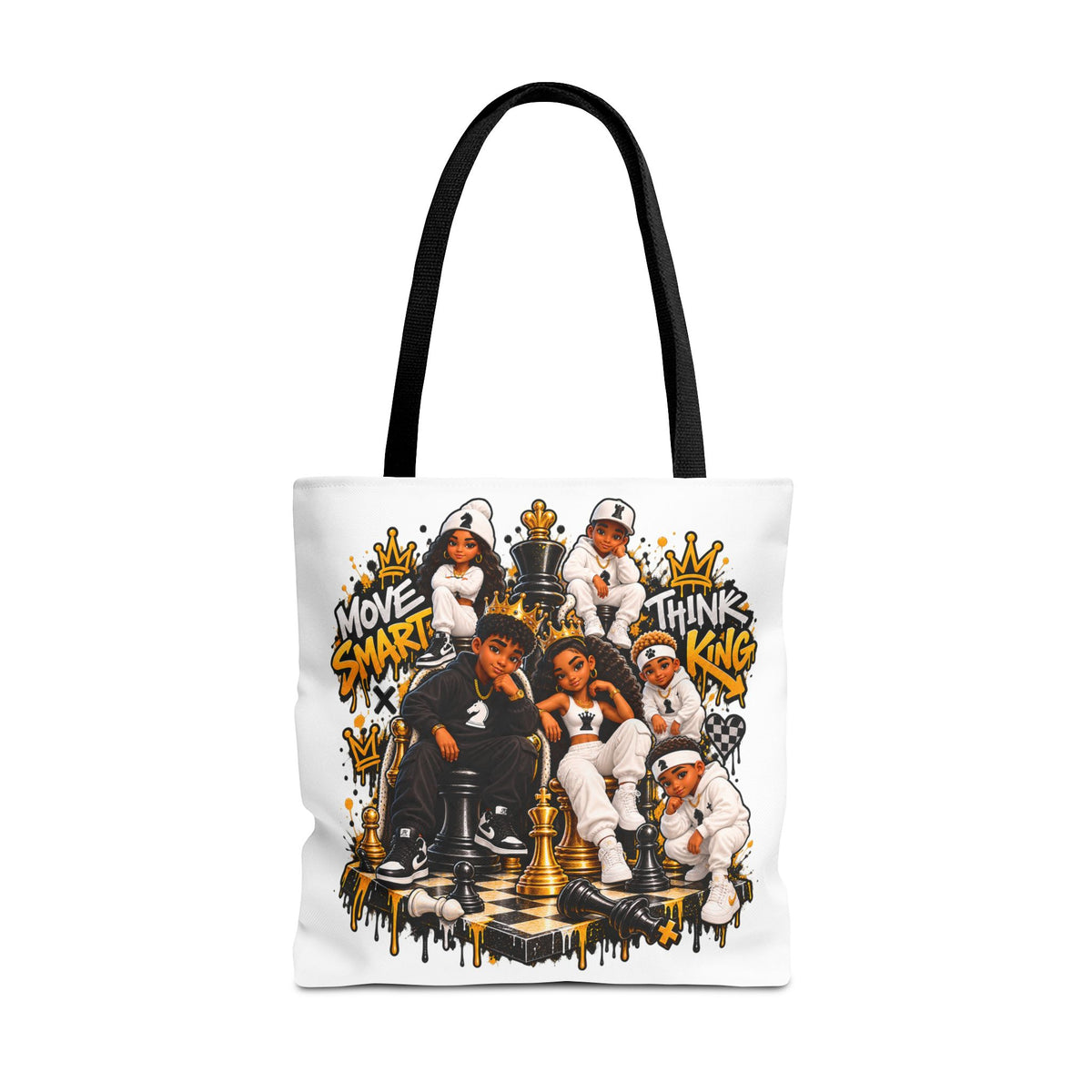 Think Like a King Chess Strategy Tote Bag