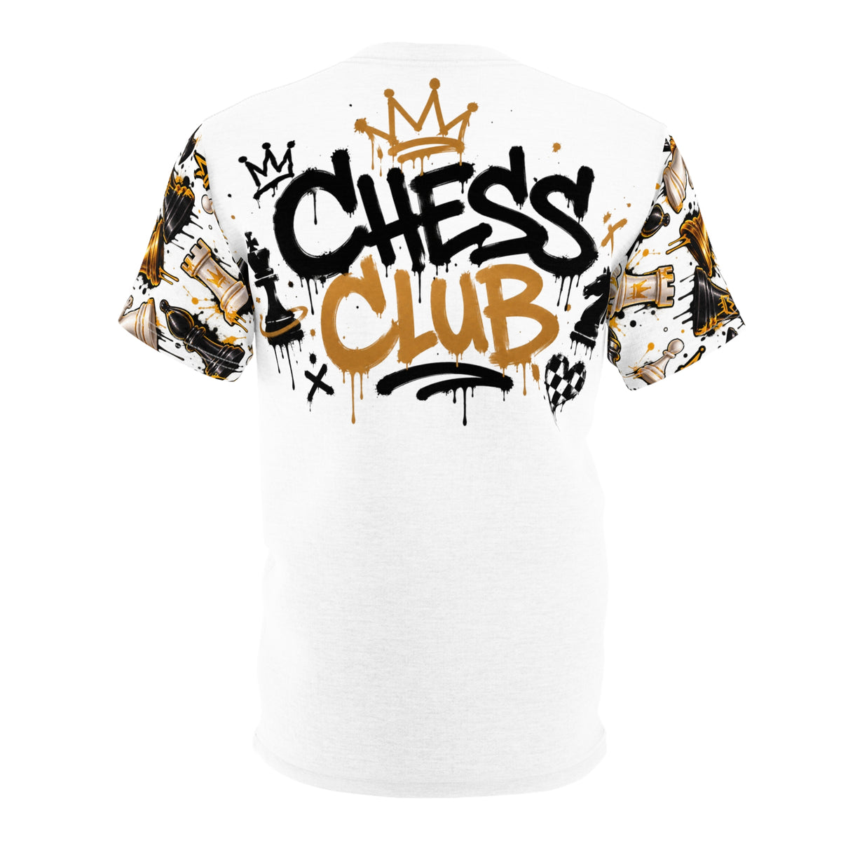 Queen Chess Crown All-Over Print T-Shirt