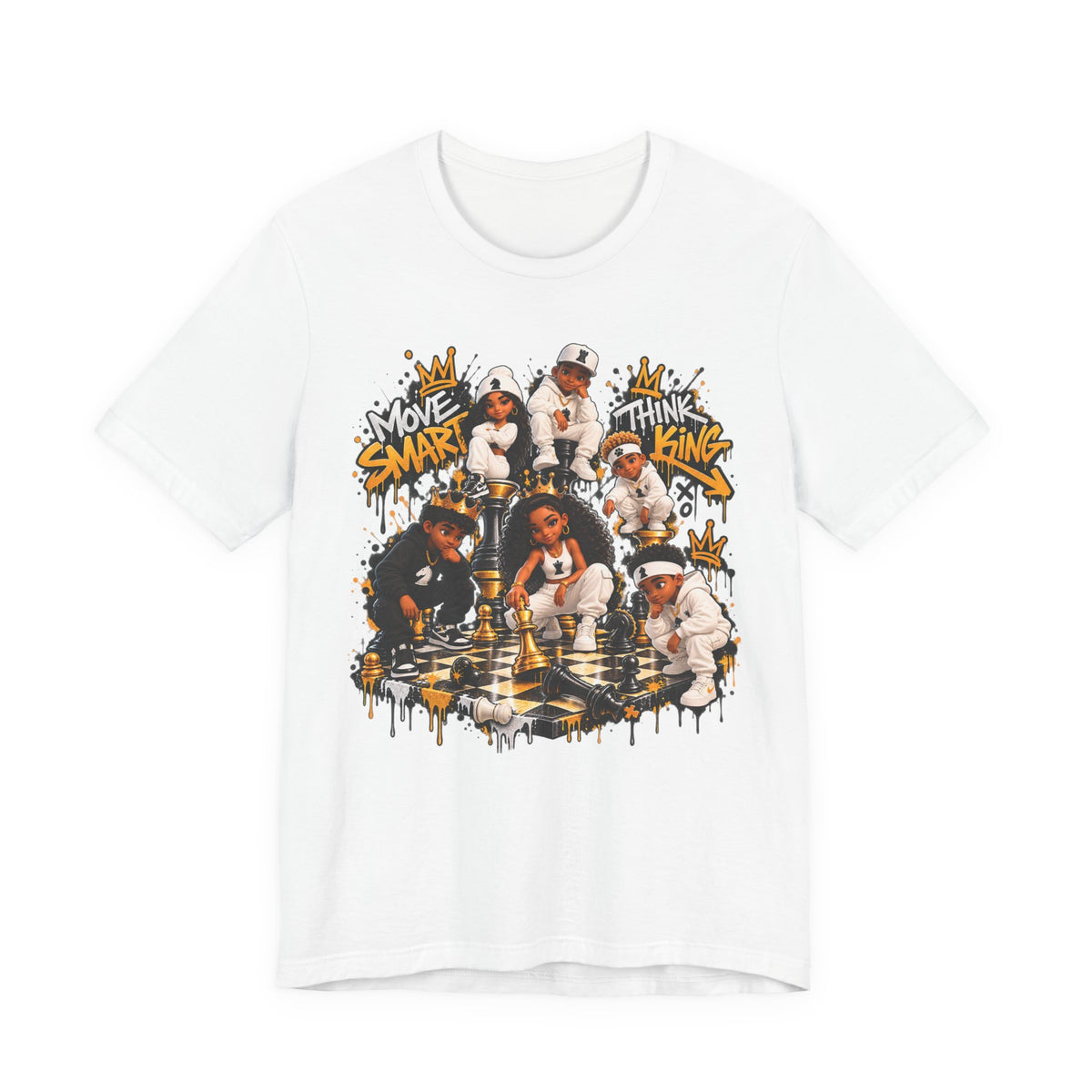 Money Smart Think Big Hip Hop Graphic Tee