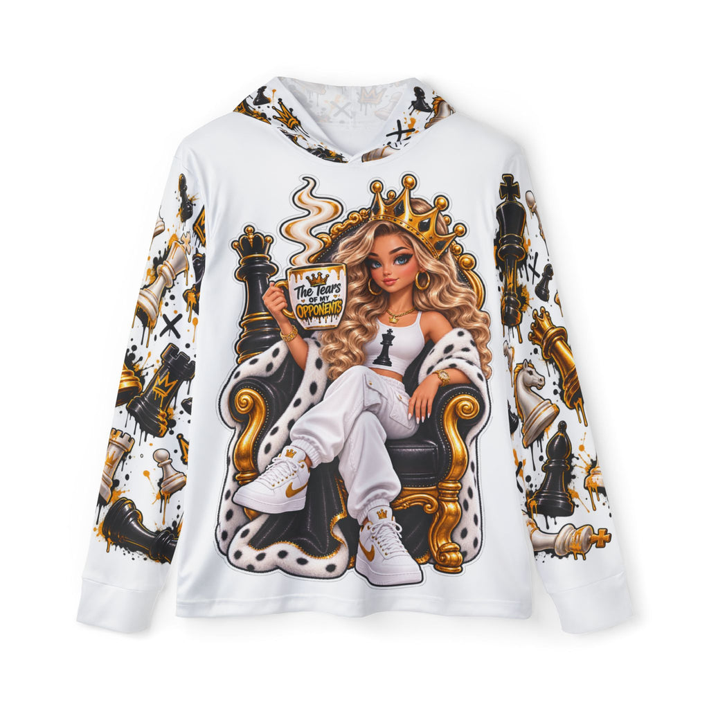Chess Queen Hoodie – Regal Chess Lover Warmup Hoodie