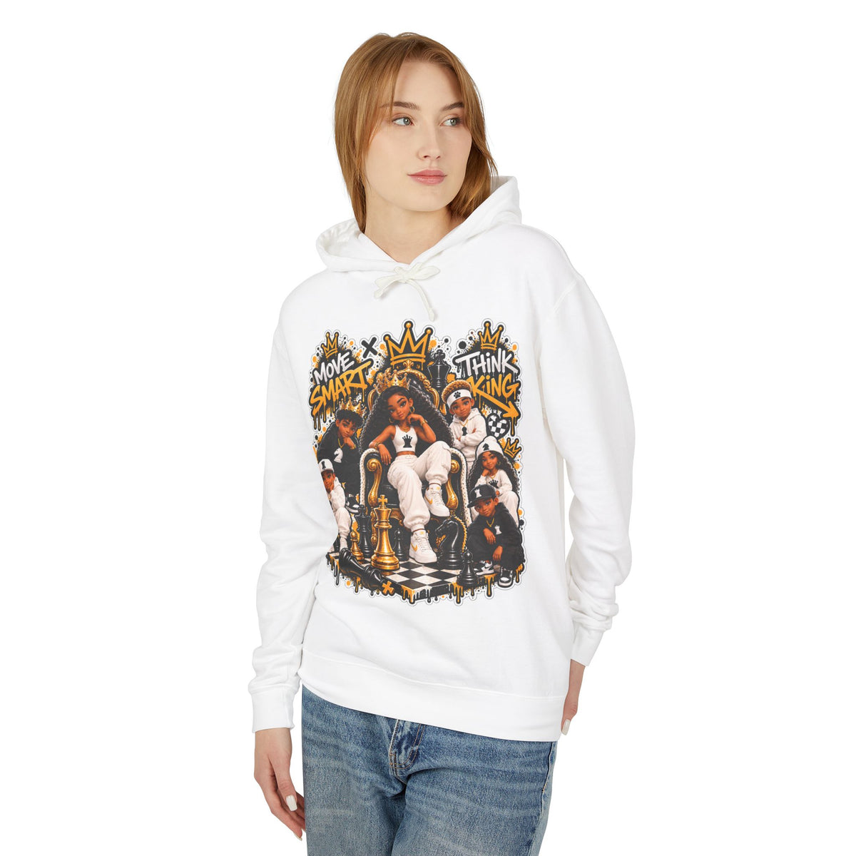 Smart Think Big Chess Strategy Hoodie