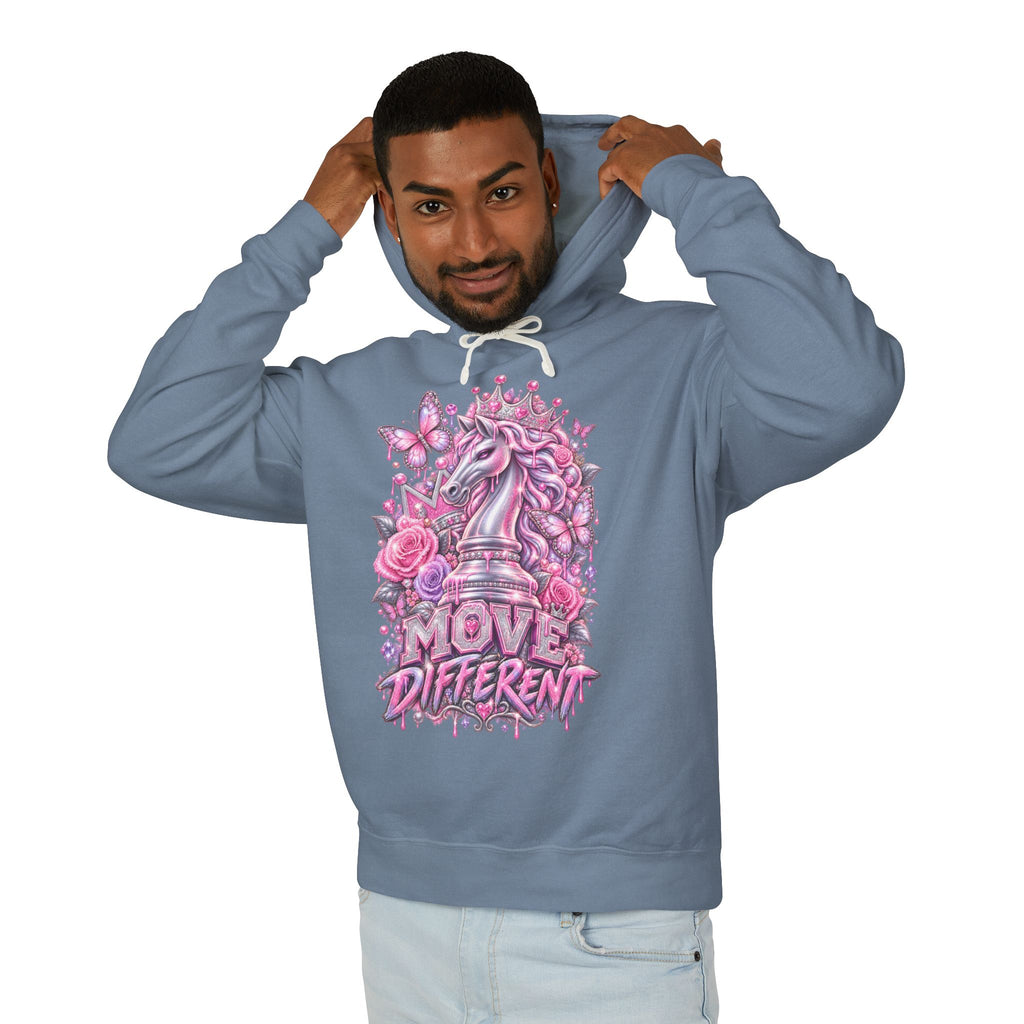 Move Different Unicorn Floral Hoodie