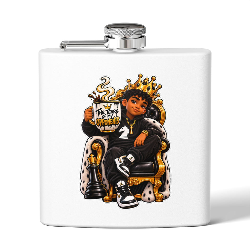 The Tears of a Crowned King 6oz Stainless Steel Flask