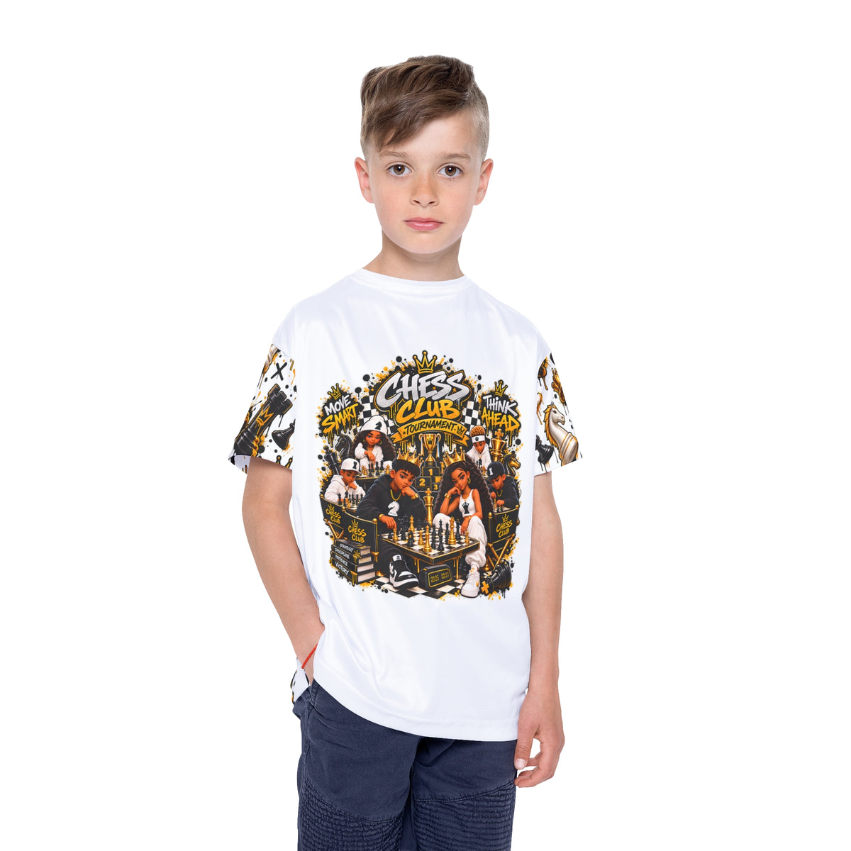 Kids Chess Club Sports Jersey