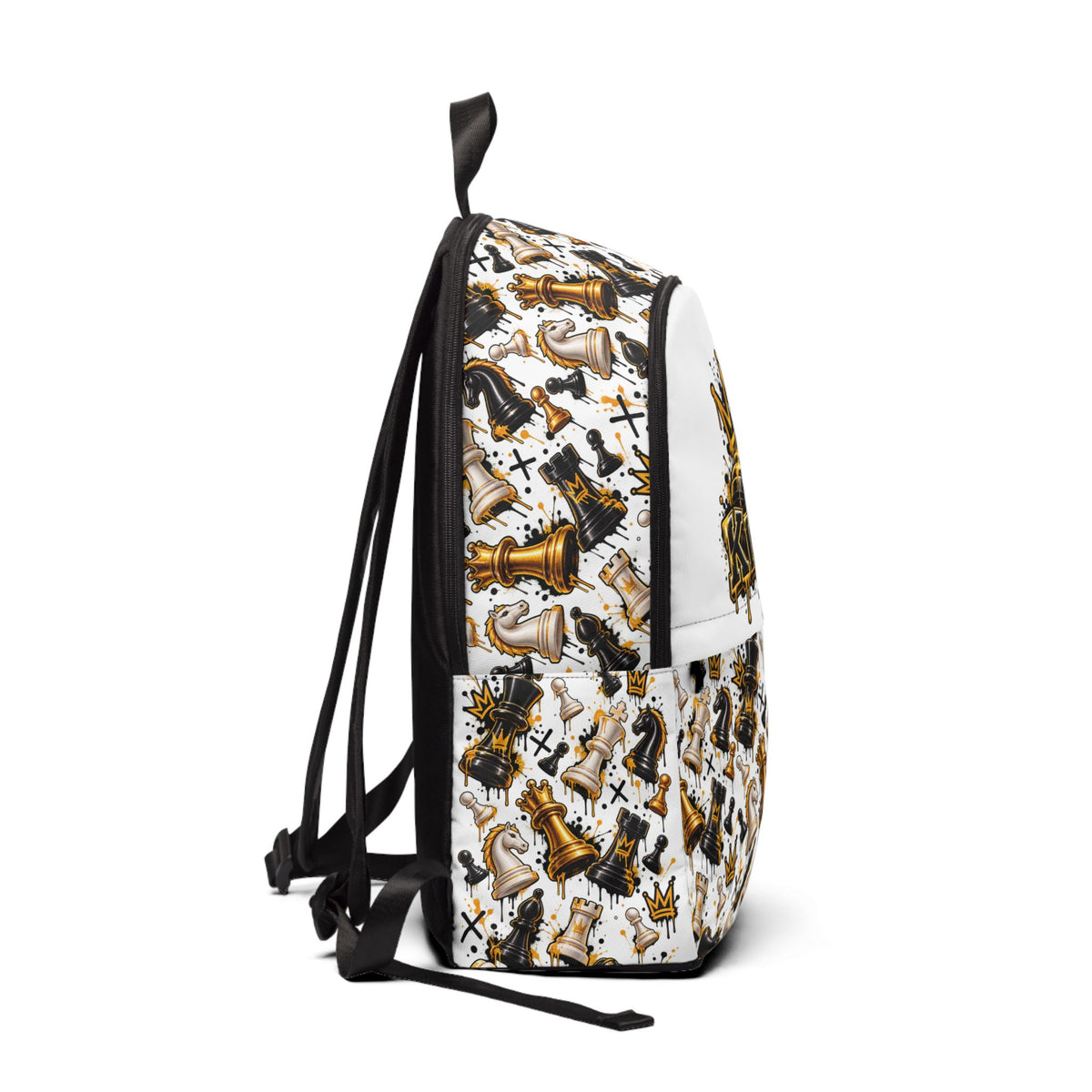 King Chess Pieces Fabric Backpack