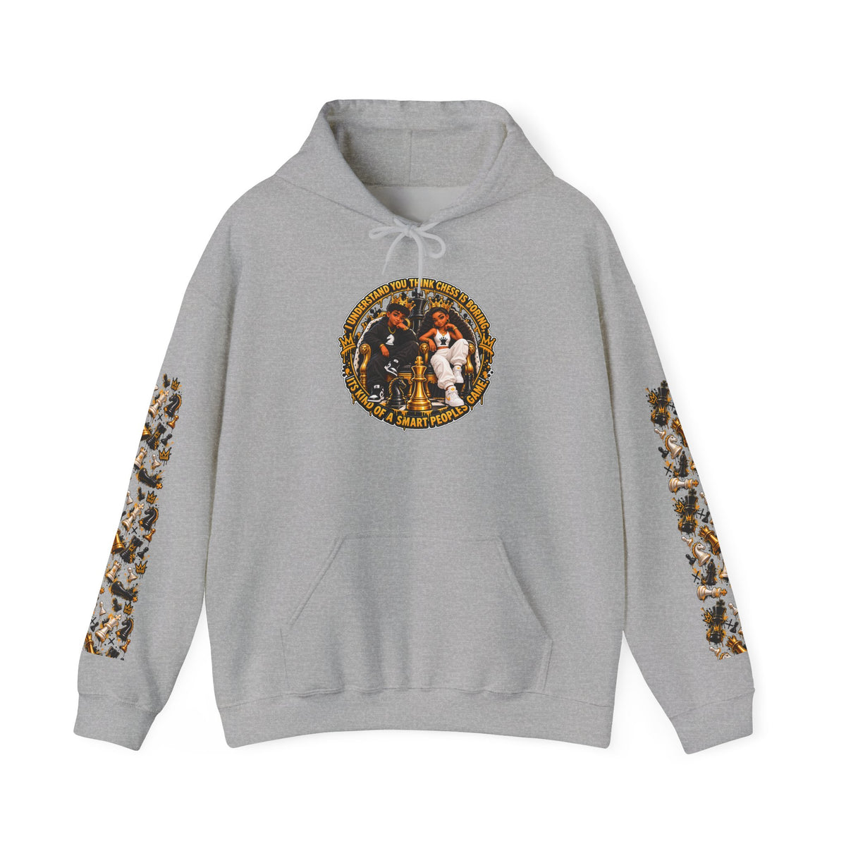 Smart peoples game Unisex Heavy Blend™ Hooded Sweatshirt