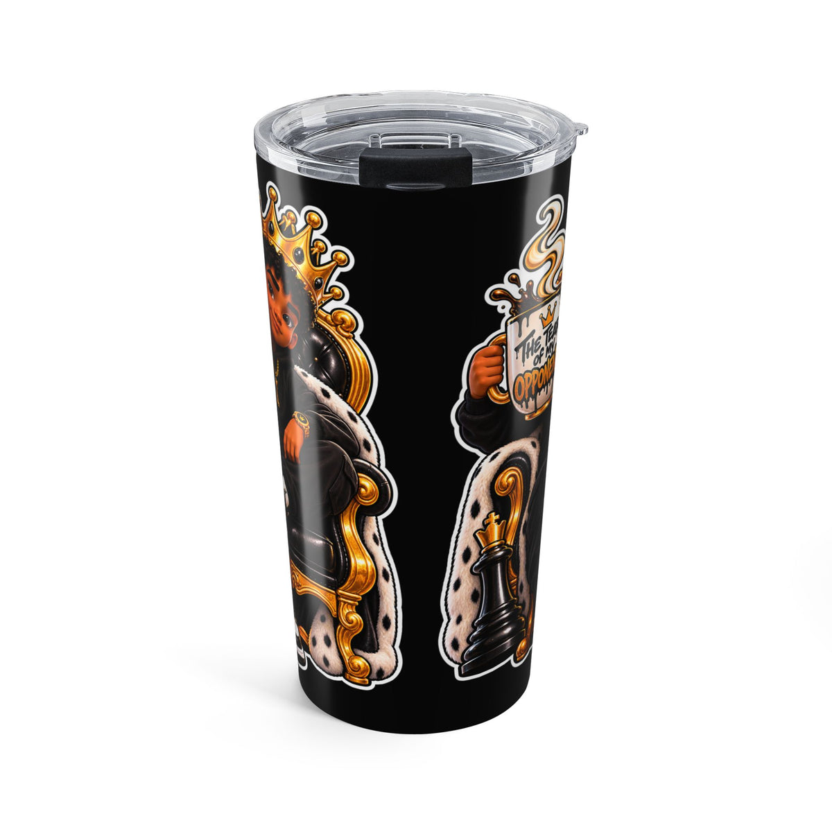 20oz Gothic Chess King Tears Tumbler
