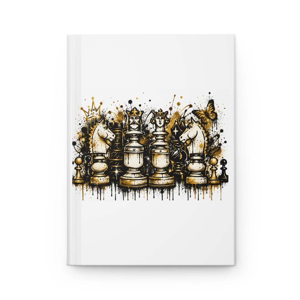 Chess Pieces Hardcover Journal