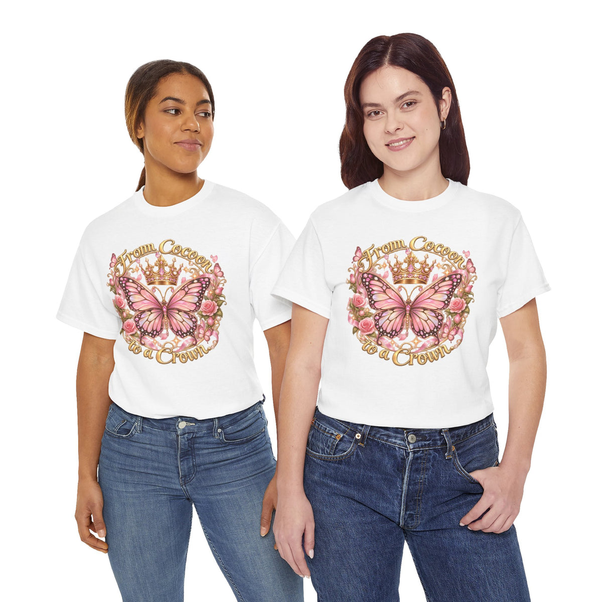 Butterfly “Dream Big, Wear a Crown” T-Shirt