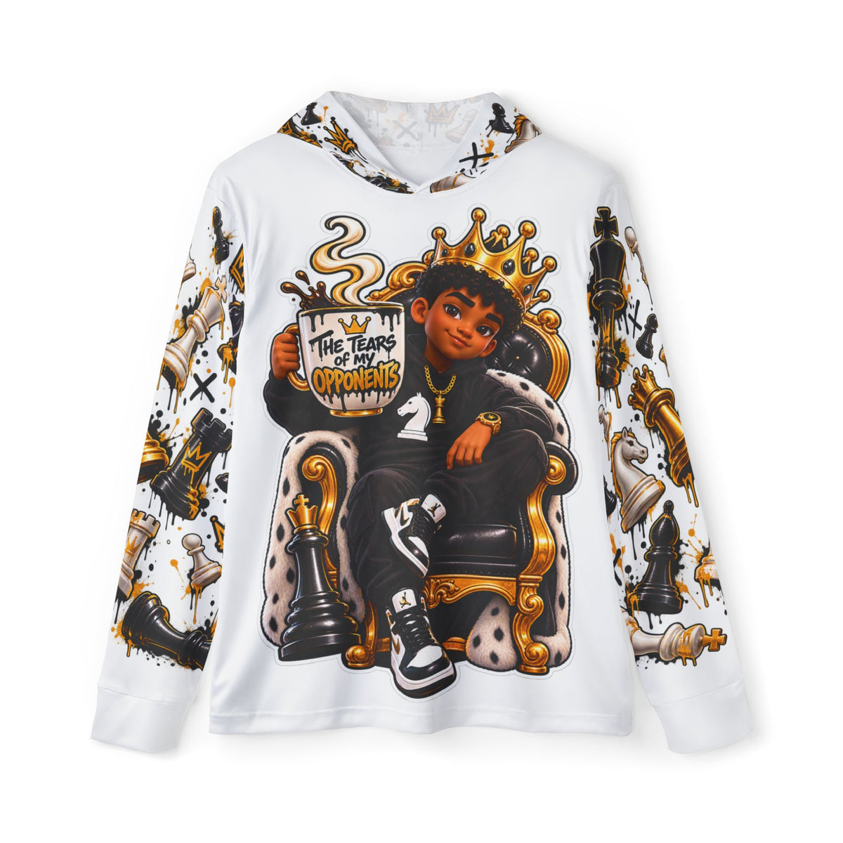 Chess King All-Over Print Sports Warmup Hoodie