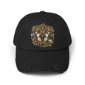 Royal Butterfly Crown Distressed Cap