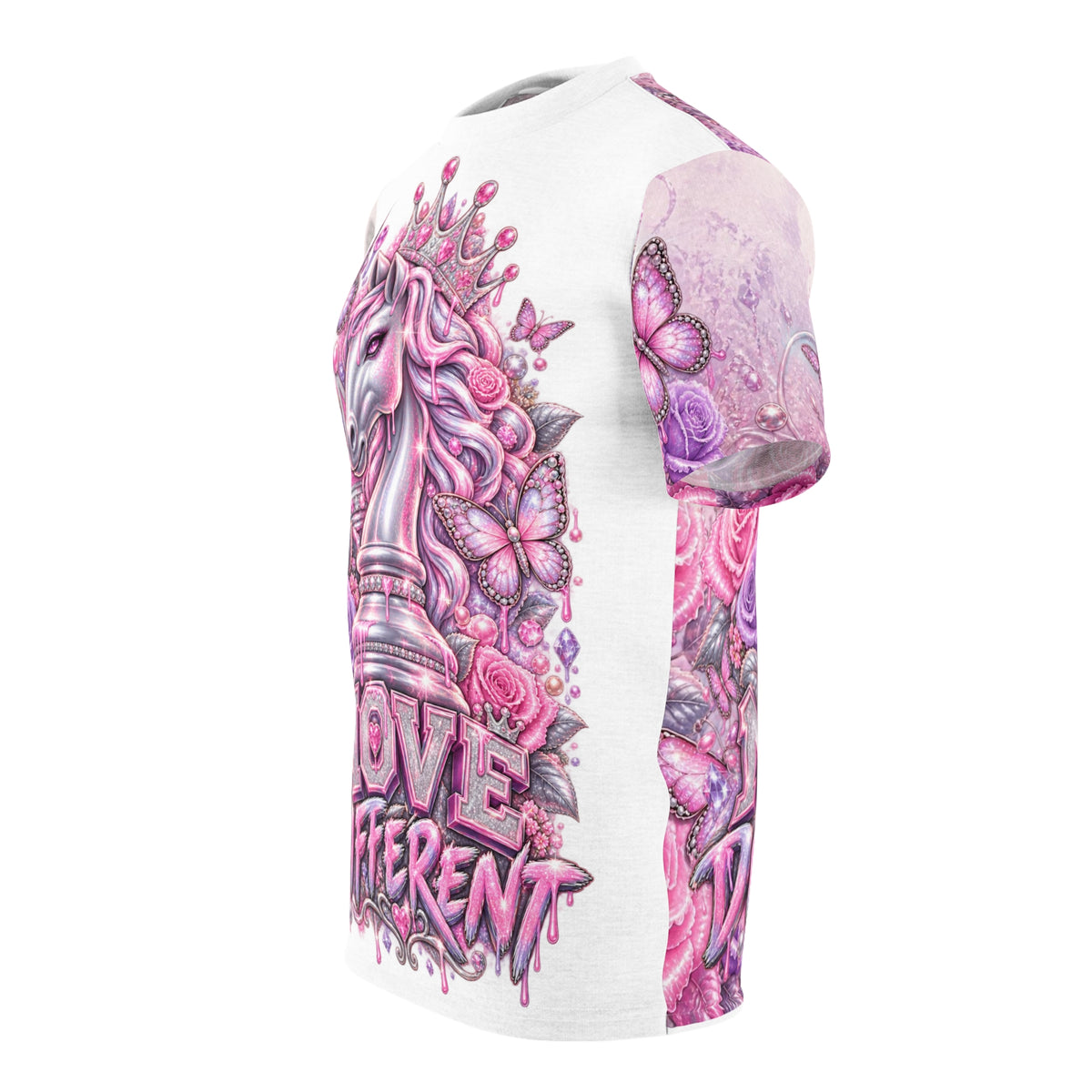 Move Different Pink Chess Knight Unicorn T-Shirt