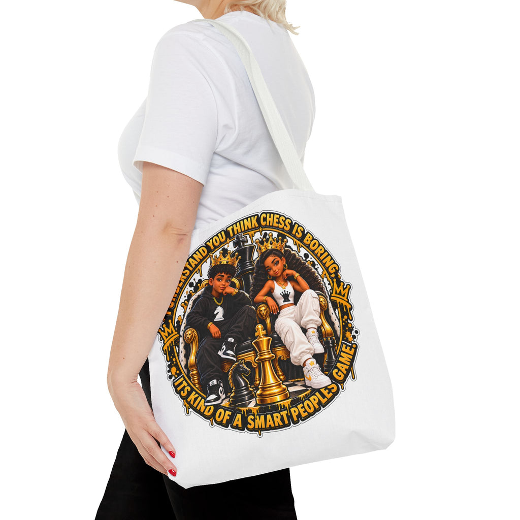 Chess Strategy Quote Chess Piece Tote Bag