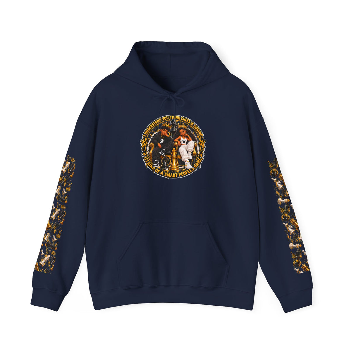 Smart peoples game Unisex Heavy Blend™ Hooded Sweatshirt