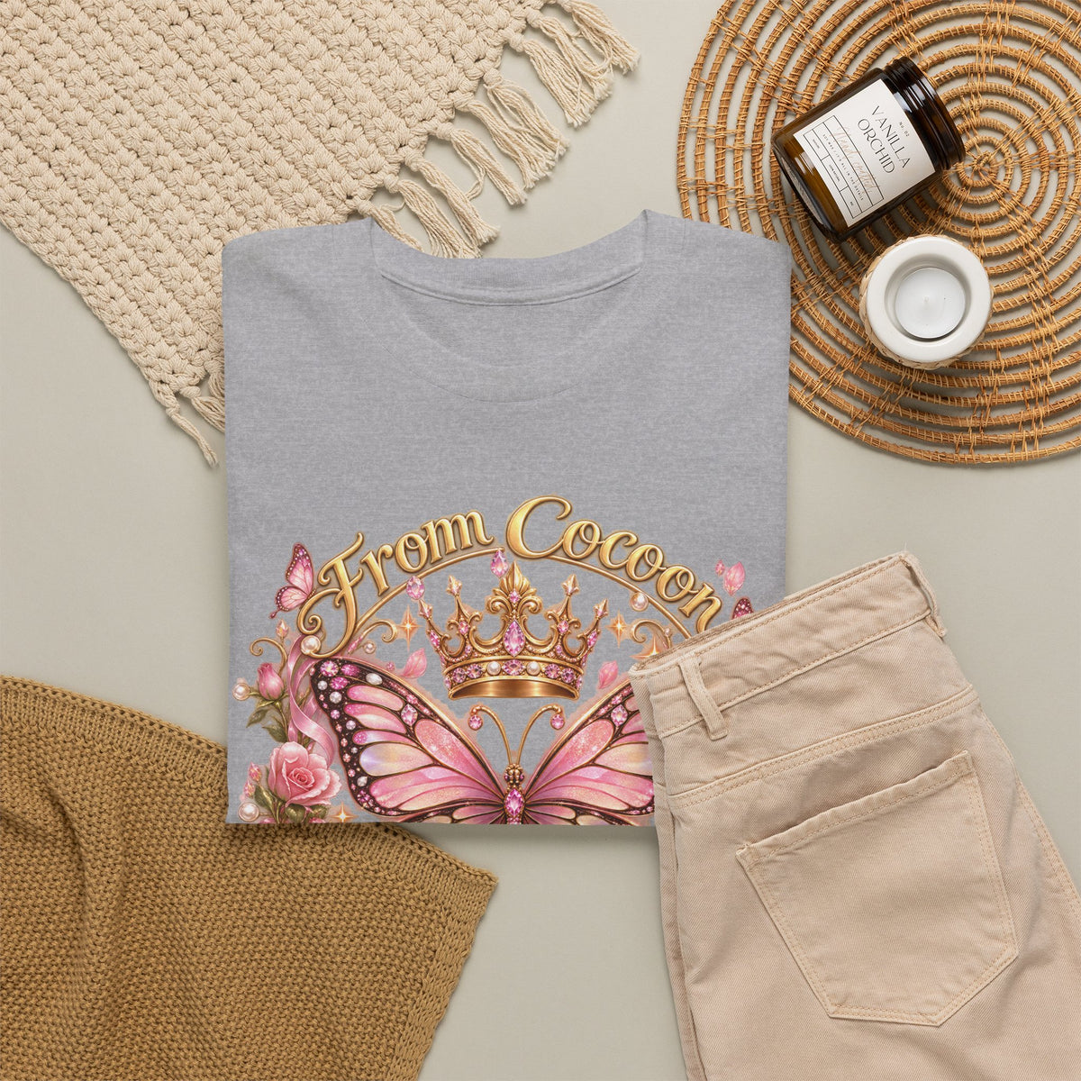 Butterfly “Dream Big, Wear a Crown” T-Shirt