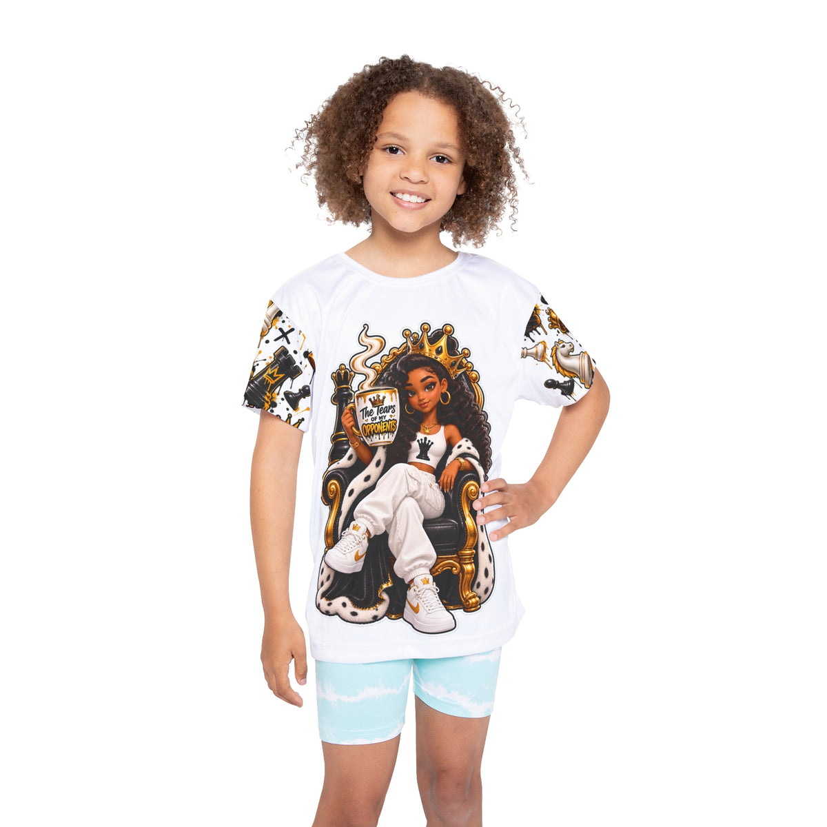 Kids Chess Queen Sports Jersey