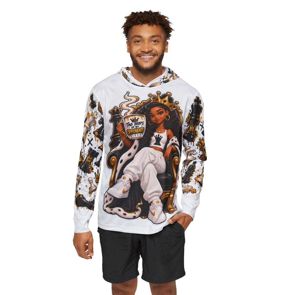 Chess Queen Throne Sports Warmup Hoodie