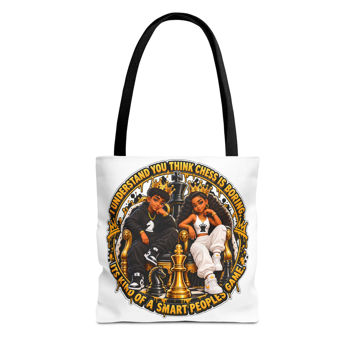 Chess Strategy Quote Chess Piece Tote Bag