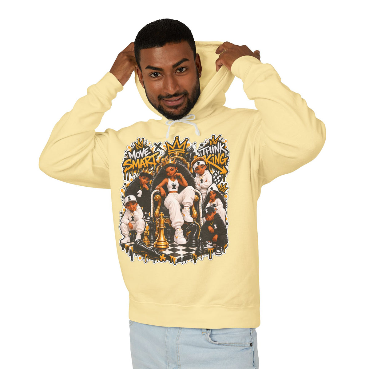 Smart Think Big Chess Strategy Hoodie